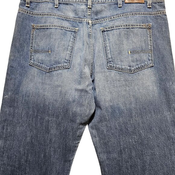 Calvin Klein Mens Blue Denim Relaxed Fit Jeans Size 42 Classic Style - Picture 6 of 14